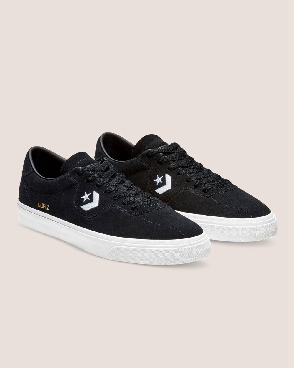 Converse Cons Louie Lopez Pro Lave Sko Dame Svarte | 3980PBELT