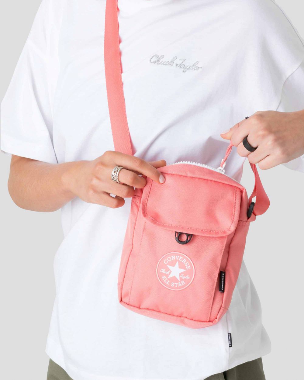 Converse Cross Body 2 Vesker Dame Rosa | 4215OYZKS