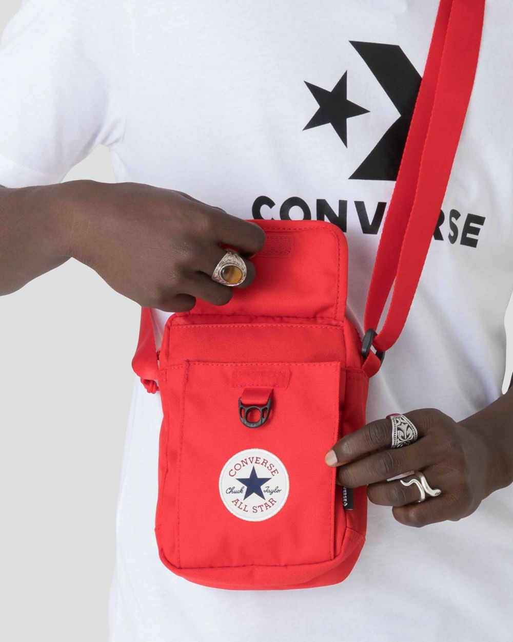 Converse Cross Body 2 Vesker Dame Rød | 8104NQSYG