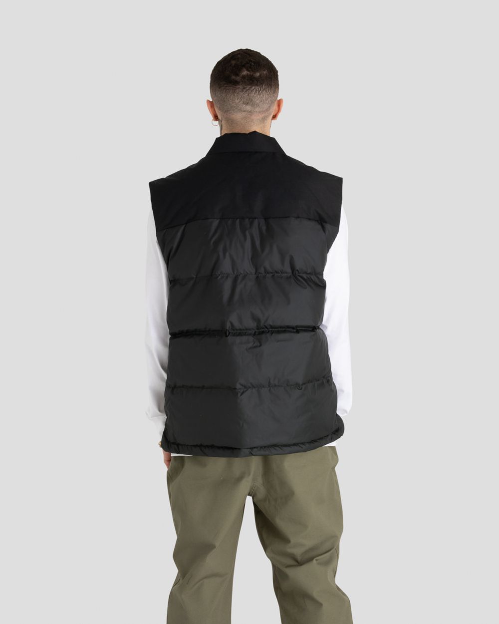 Converse Down Vest Herre Svarte | 0873SKQCZ