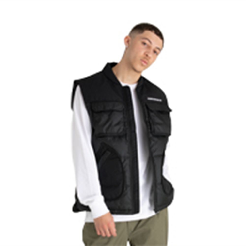 Converse Down Vest Herre Svarte | 0873SKQCZ