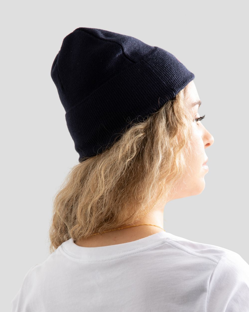 Converse Embroided Beanie Dame Marineblå | 8241FCIDX