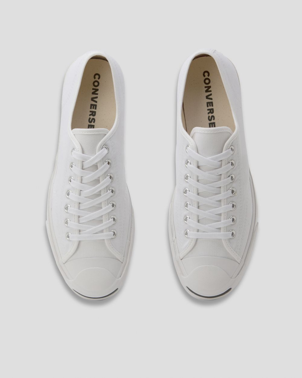 Converse Jack Purcell First In Class Lave Sko Herre Hvite | 0372MBIWG