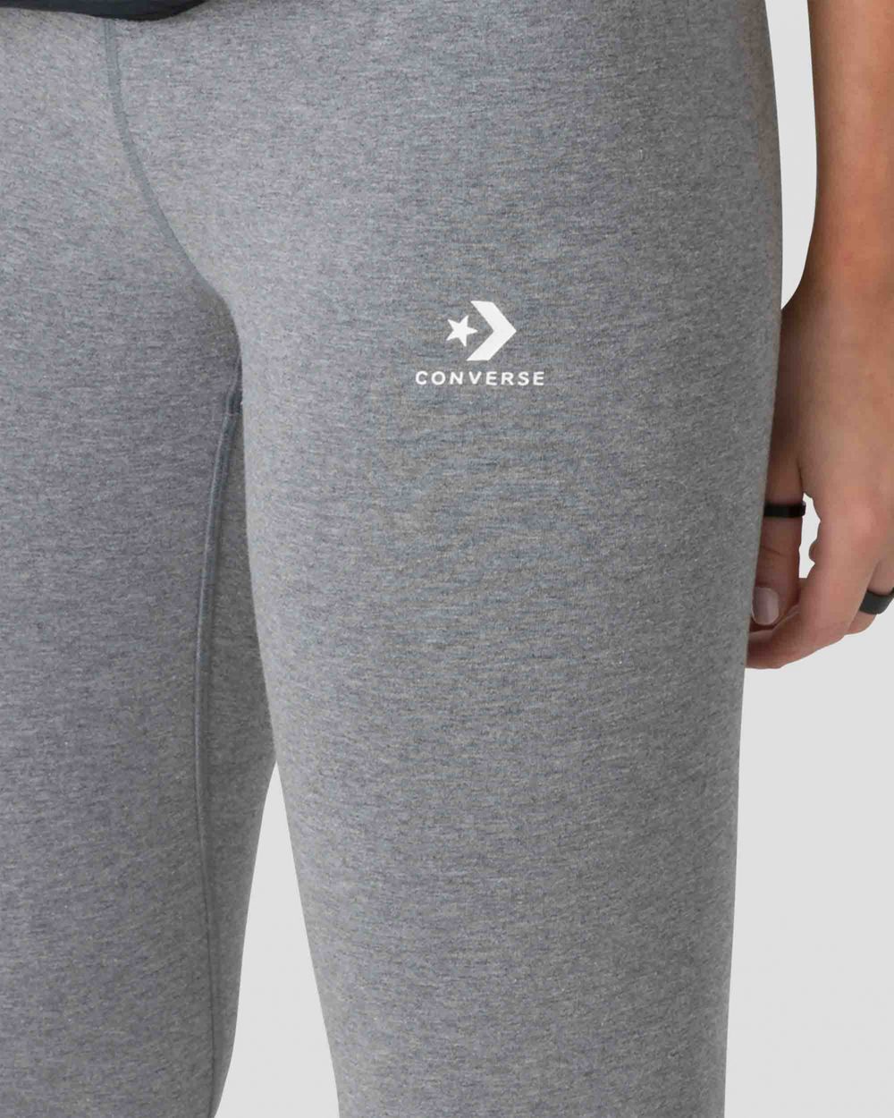 Converse Wordmark Leggings Dame Grå | 5926FMSKU