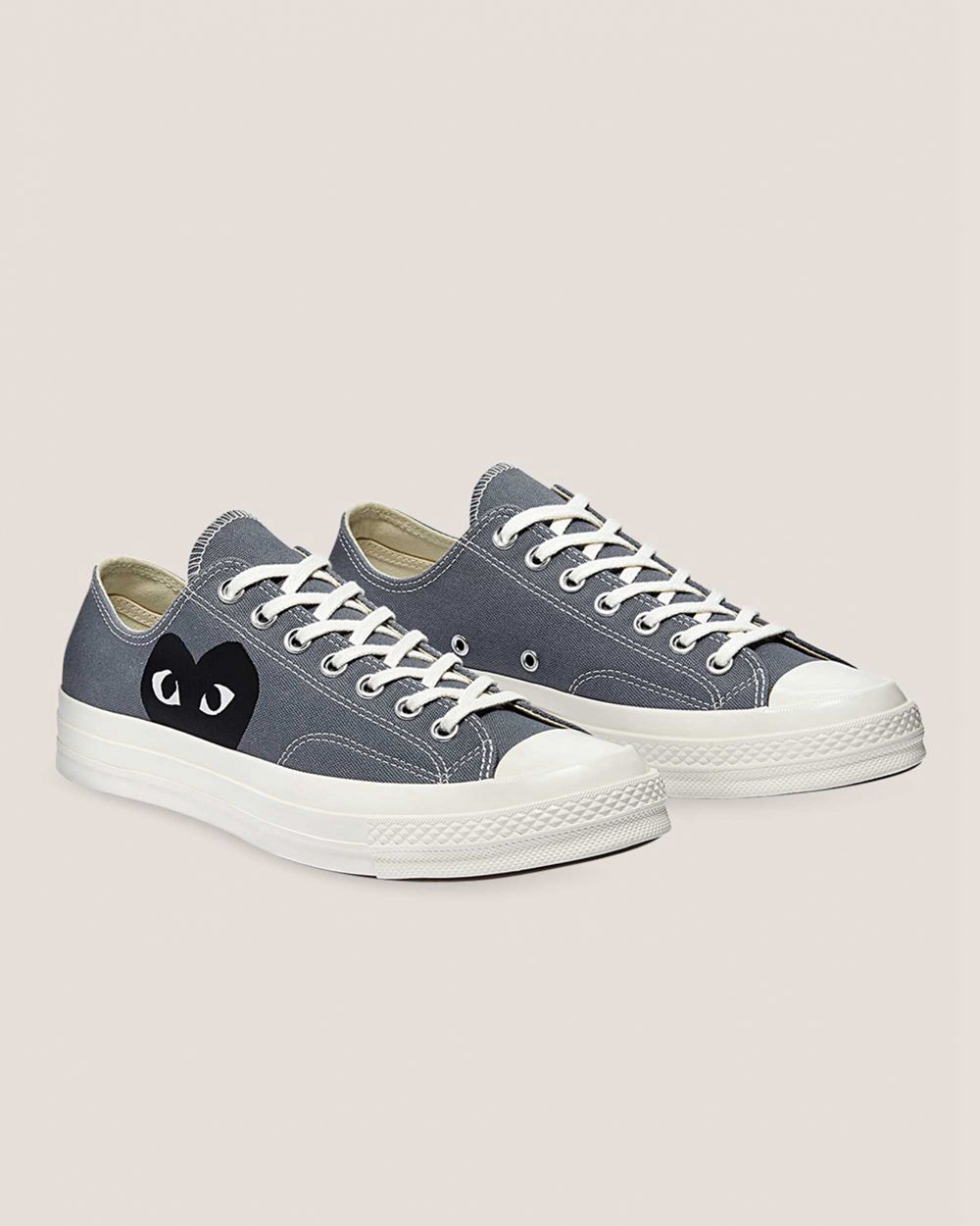 Converse X Comme Des Garçons Chuck 70 Play Lave Sko Dame Grå | 1430VLNXK