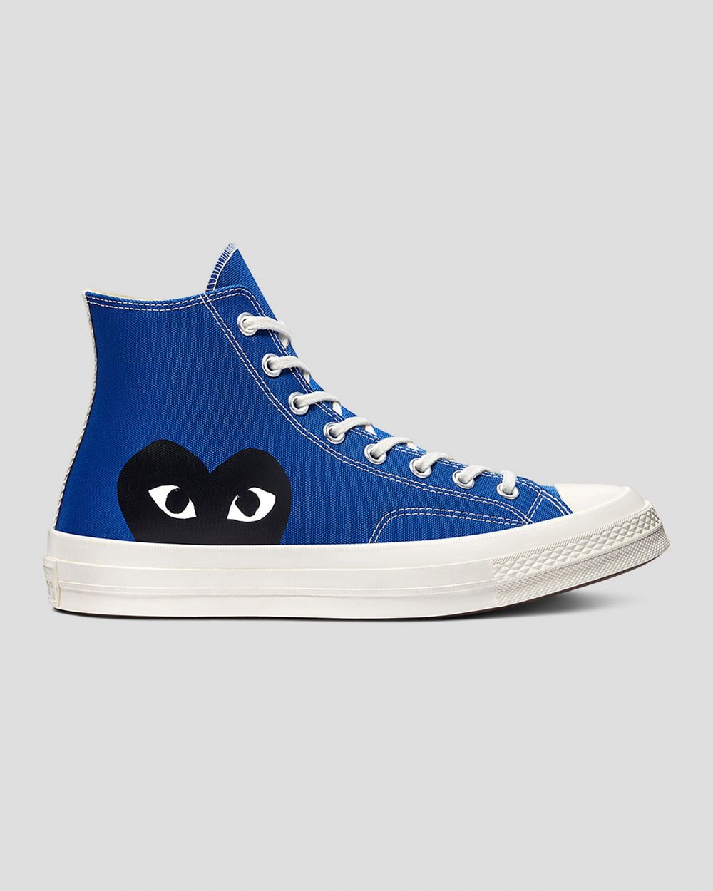 Converse X Comme Des Garçons Chuck 70 Play Høye Sko Dame Blå | 1930VIJTM